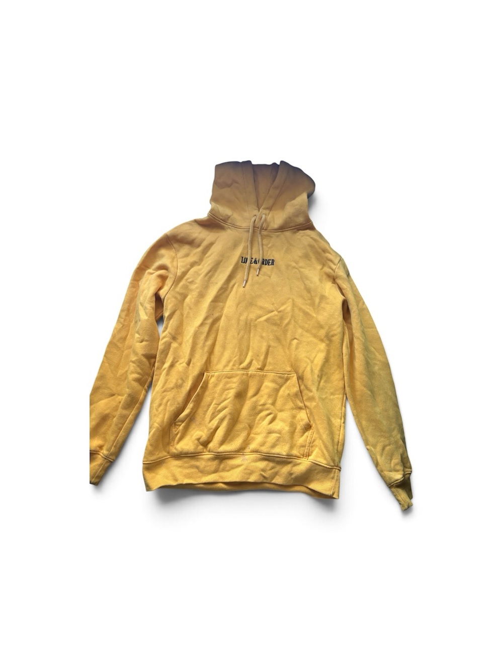 Yellow Pullover Hoodie - H&M